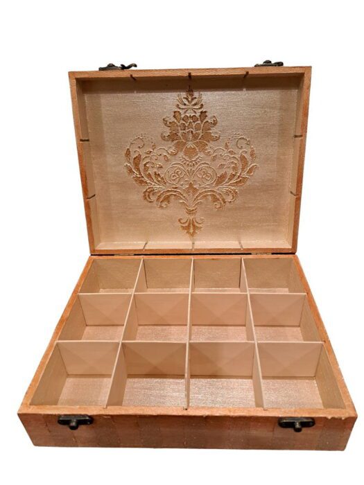 Tároló doboz- Kézzel készített, egyedi decoupage technikával ékszeres, órás vagy egyéb tartó doboz I Gabriart.hu Debrecen